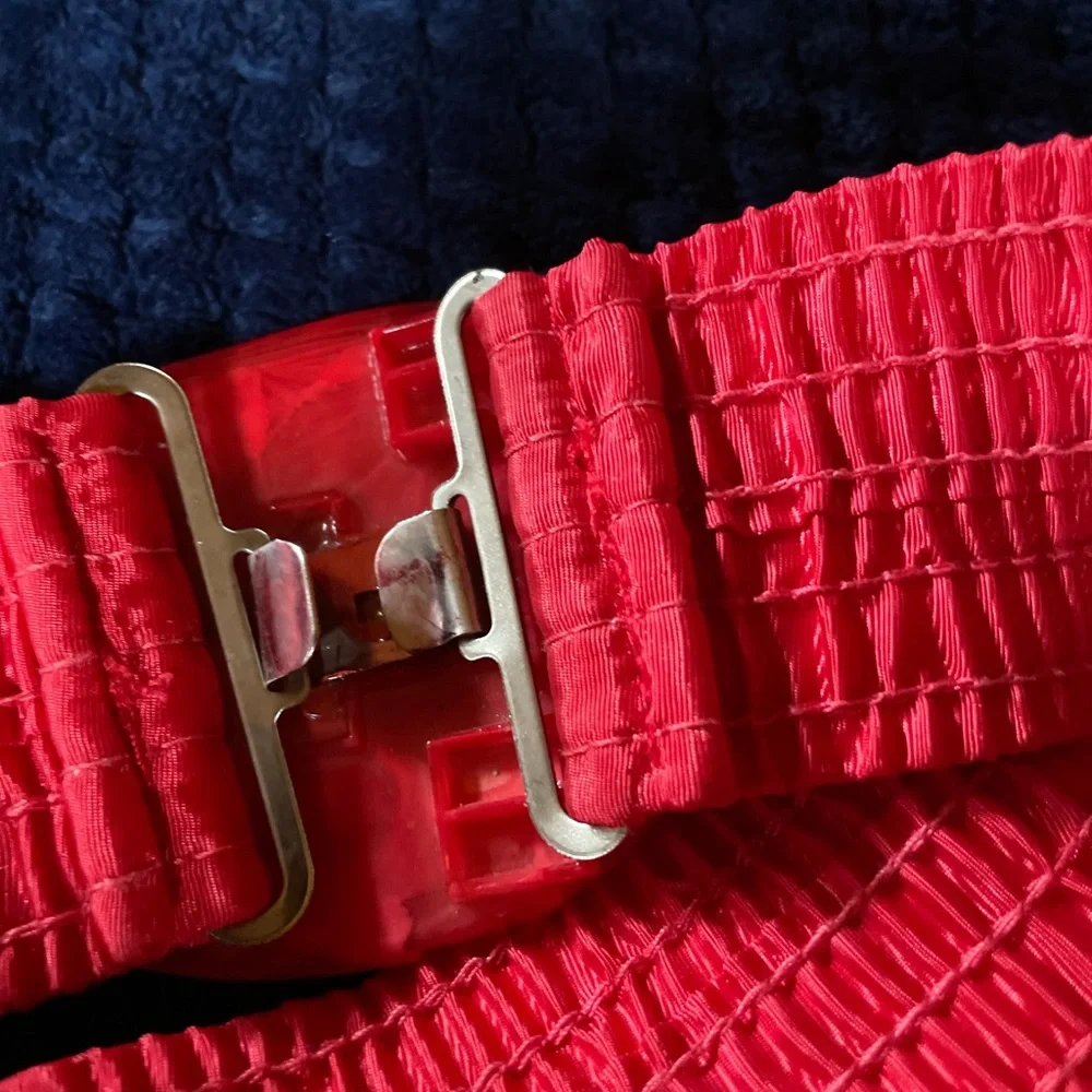 VINTAGE BELT WITH PLASTIC BUCKLE - Picture 4 of 5
